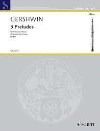 Gershwin - 3 Preludes, Oboe & Piano-Woodwind-Schott Music-Engadine Music