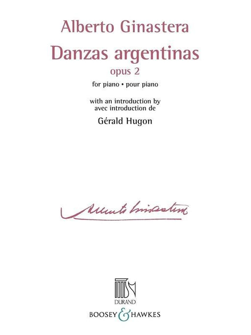 Ginastera - Danzas Argentinas Op. 2, Piano
