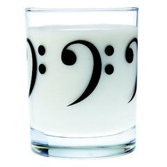 Glass Tumbler with Black Clef Imprint - Various