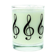 Glass Tumbler with Black Clef Imprint - Various