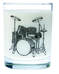 Glass Tumbler with Black Instrument Imprint - Various