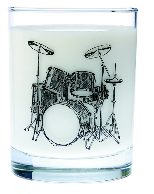 Glass Tumbler with Black Instrument Imprint - Various