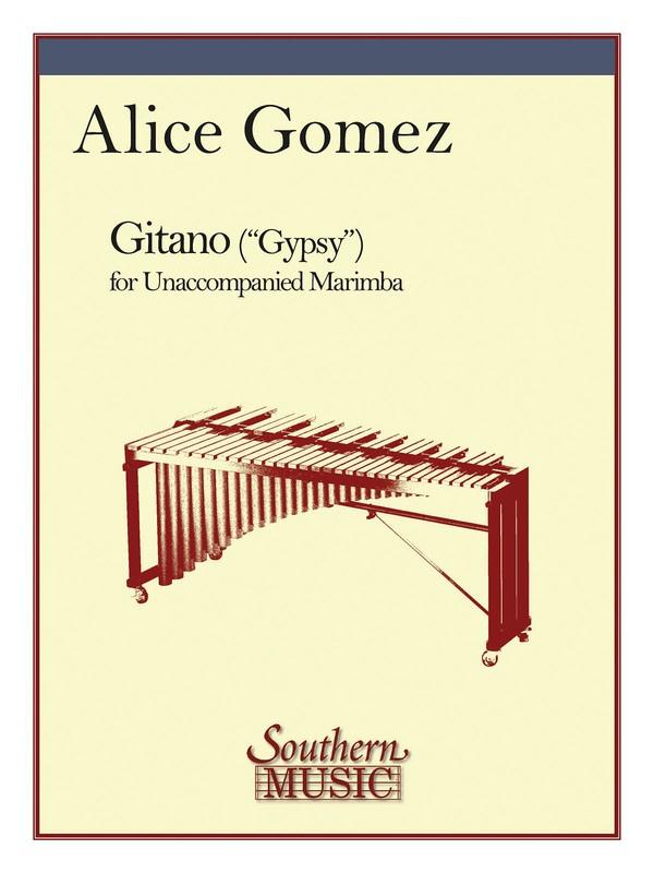 Gomez - Gitano, Marimba Unaccompanied-Percussion-Southern Music Co.-Engadine Music
