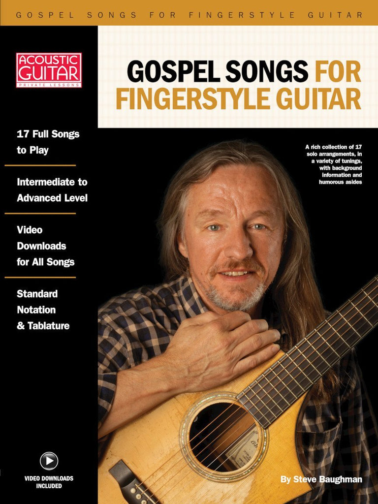 Gospel Songs for Fingerstyle Guitar-Guitar & Folk-String Letter Publishing-Engadine Music