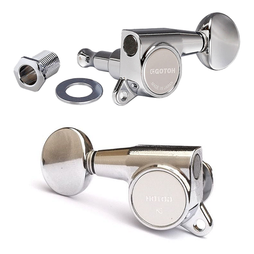 Gotoh Acoustic | Electric Deluxe Machine Heads Singles Set (6-in-line)