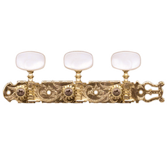 Gotoh Classical Plated Machine Heads Pearloid Buttons (3-a-side)