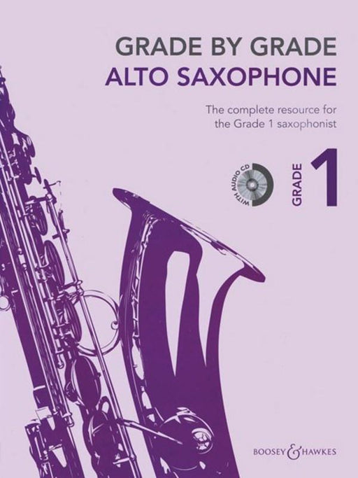 Grade By Grade - Alto Saxophone Grade 1-Woodwind-Boosey & Hawkes-Engadine Music