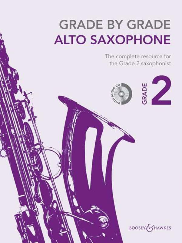 Grade By Grade - Alto Saxophone Grade 2-Woodwind-Boosey & Hawkes-Engadine Music