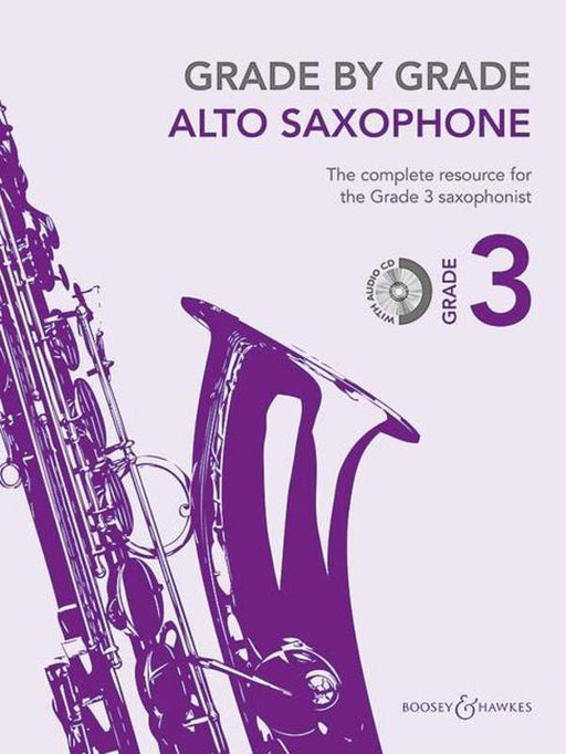 Grade by Grade Alto Saxophone Grade 3-Woodwind-Boosey & Hawkes-Engadine Music