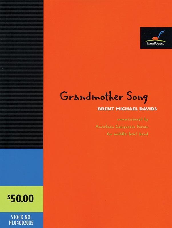 Grandmother Song, Brent Michael Davids Concert Band Grade 3-Concert Band-American Composers Forum-Engadine Music