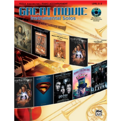 Great Movie Instrumental Solos for Strings - Viola Bk/CD-Strings-Alfred-Engadine Music