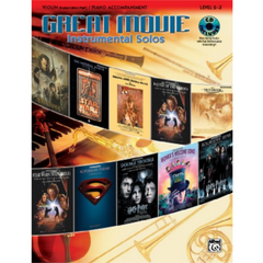 Great Movie Instrumental Solos for Strings - Violin Bk/CD-Strings-Alfred-Engadine Music