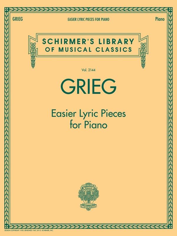 Grieg - Easier Lyric Pieces for Piano-Piano & Keyboard-G. Schirmer, Inc.-Engadine Music