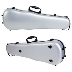 HQ ABS Shaped Violin Case - Adjustable 4/4 - 1/4