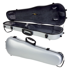 HQ ABS Shaped Violin Case - Adjustable 4/4 - 1/4