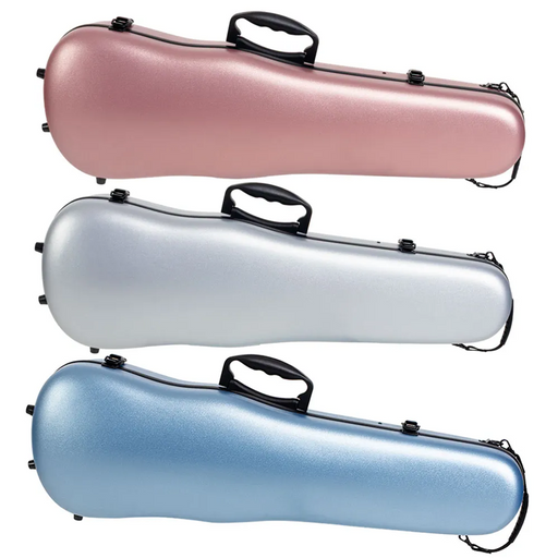 HQ ABS Shaped Violin Case - Adjustable 4/4 - 1/4