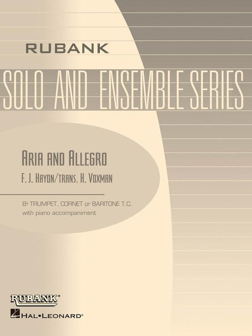 Haydn - Aria and Allegro, Trumpet-Brass-Rubank Publications-Engadine Music