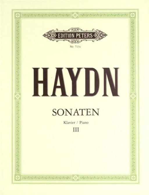 Haydn - Sonatas Vol. 3, Piano