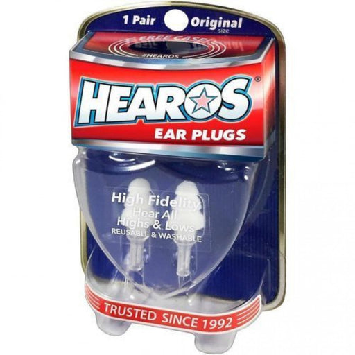 Hearos HS211 High-Fidelity Ear Plugs Original Size