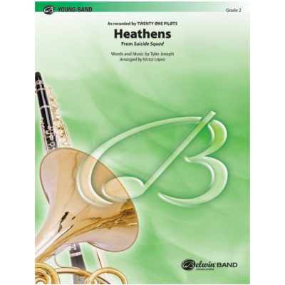 Heathens, Twenty One Pilots Arr. Victor Lopez Concert Band Chart Grade 2-Concert Band Chart-Alfred-Engadine Music