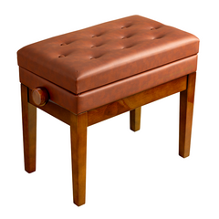 Hemingway Deluxe Piano Stool Adjustable with Storage - Various Colours