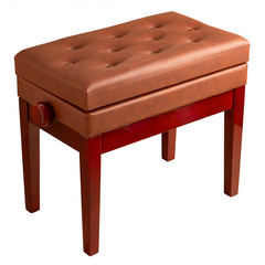 Hemingway Deluxe Piano Stool Adjustable with Storage - Various Colours