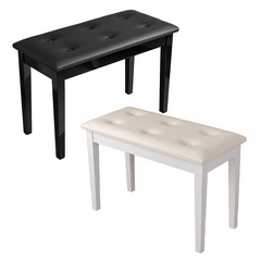 Hemingway Piano Stool with Thick Padding & Storage - Various