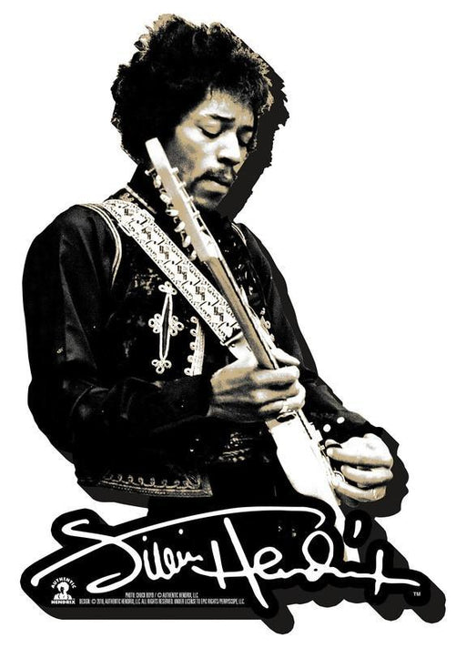 Hendrix Chunky Magnet B&W Signature, Poster-Giftware-Aquarius-Engadine Music