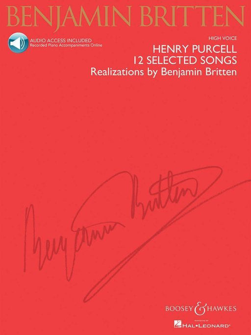 Henry Purcell: 12 Selected Songs, High Voice-Vocal-Boosey & Hawkes-Engadine Music