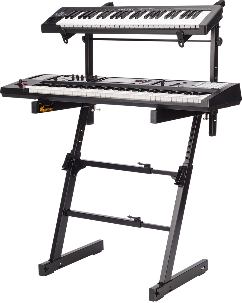 Hercules Autolock Z-Keyboard Stand W/Tier - EX DISPLAY