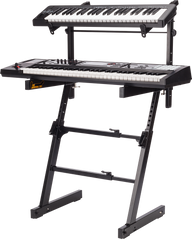 Hercules Autolock Z-Keyboard Stand W/Tier - EX DISPLAY