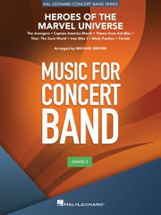 Heroes Of The Marvel Universe, Michael Brown, Concert Band Grade 3
