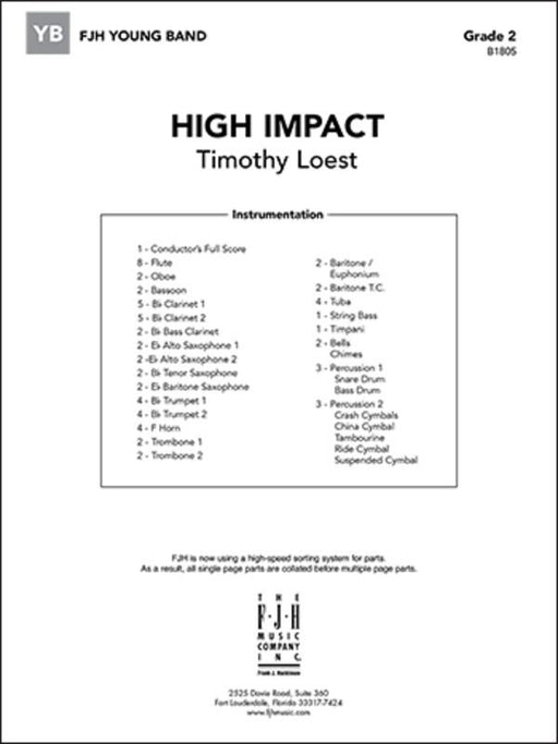 High Impact, Timothy Loest Concert Band Grade 2