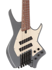 Hils HNB5 Headless 5-String Bass Guitar Gunmetal Gray
