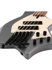 Hils HNB5 Headless 5-String Bass Guitar Gunmetal Gray
