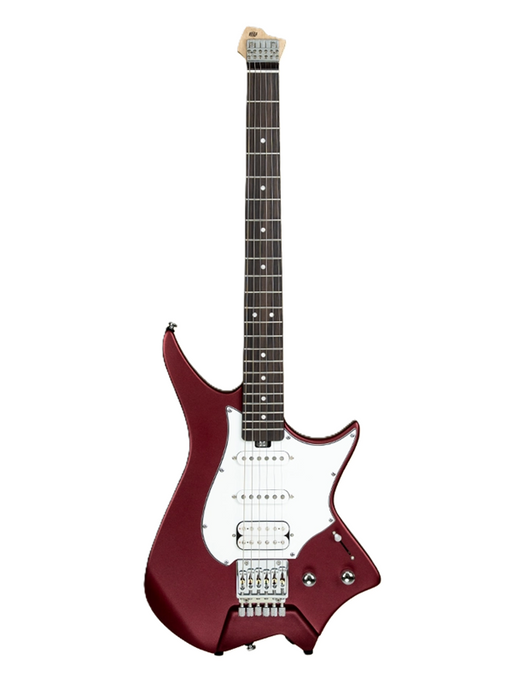 Hils HNS1R Headless Electric Guitar Satin Ruby Red