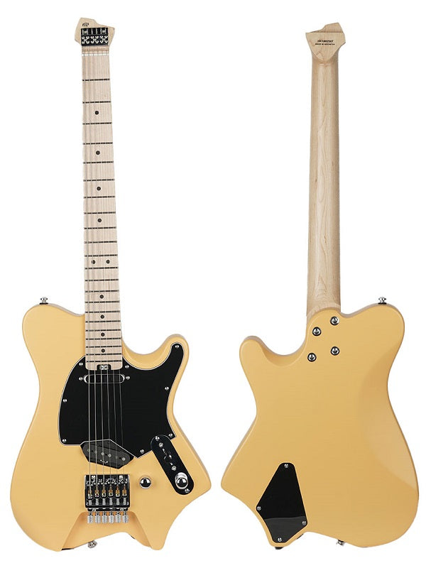 Hils HNT1M Headless Electric Guitar Satin Butterscotch