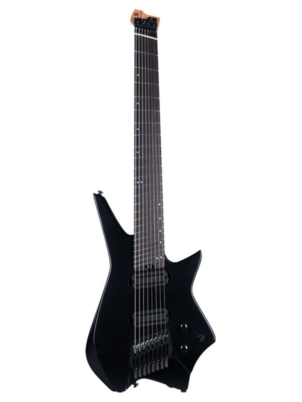 Hils HZ8 Headless 8-String Electric Guitar Satin Black