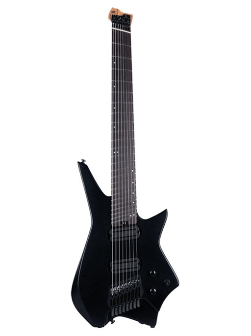 Hils HZ8 Headless 8-String Electric Guitar Satin Black