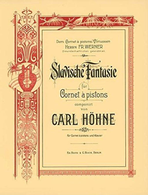 Hohne - Slavische Fantasie, Trumpet & Piano-Brass-Bote & Bock-Engadine Music