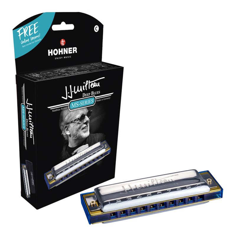 Hohner Jean Jacques Milteau Harmonica Translucent Blue
