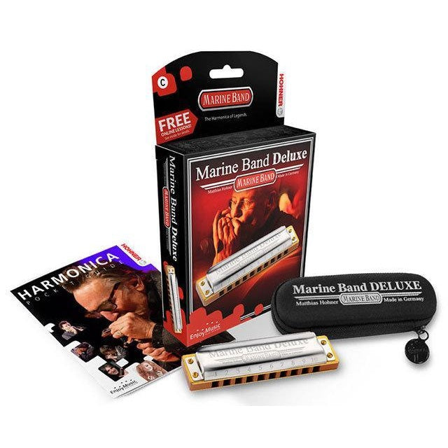 Hohner Marine Band Deluxe Harmonica- Various Keys