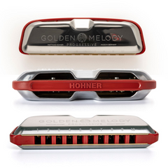 Hohner Progressive Series Golden Melody Harmonica - Various Keys