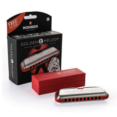 Hohner Progressive Series Golden Melody Harmonica - Various Keys