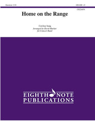 Home on the Range, Concert Band, Grade 1.5