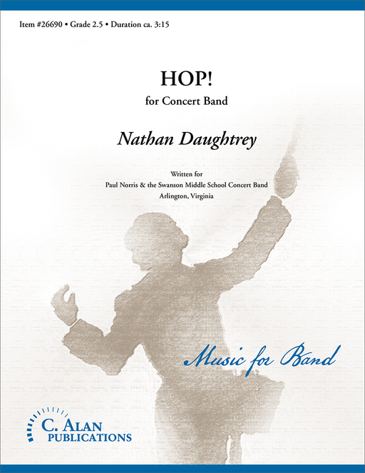 Hop!, Nathan Daughtrey Concert Band Grade 2.5
