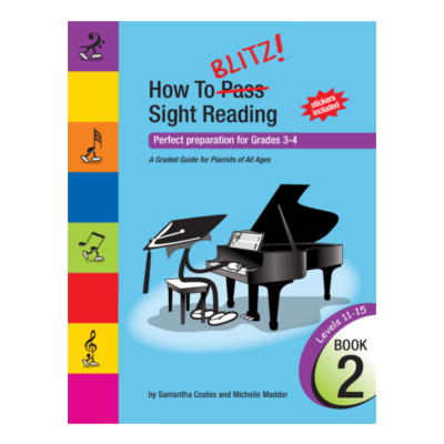 How To Blitz Sight Reading Book 2 Samantha Coates-Piano & Keyboard-BlitzBooks Publications-Engadine Music