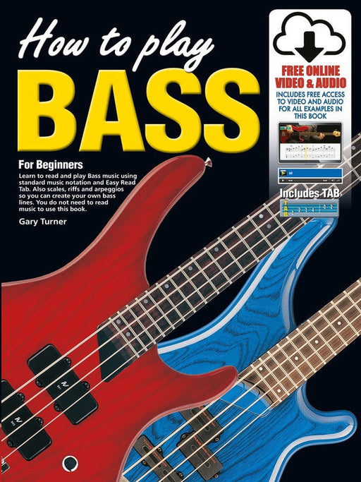 How To Play Bass for Beginners Book/Online Audio