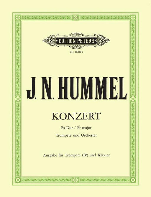 Hummel - Trumpet Concerto in E flat major-Brass-Edition Peters-Engadine Music