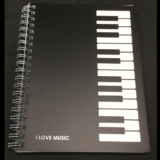 I Love Music A5 Notebook